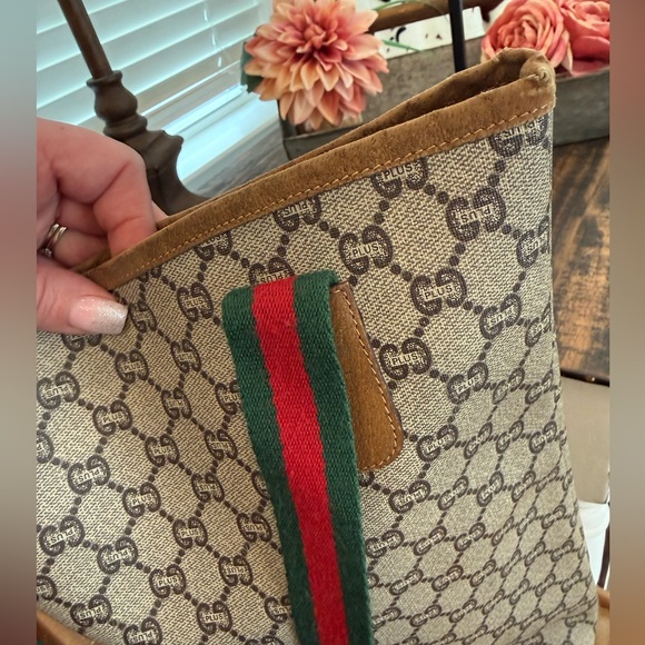 Vintage Gucci Plus Sherry line Tote - Picture 14 of 14